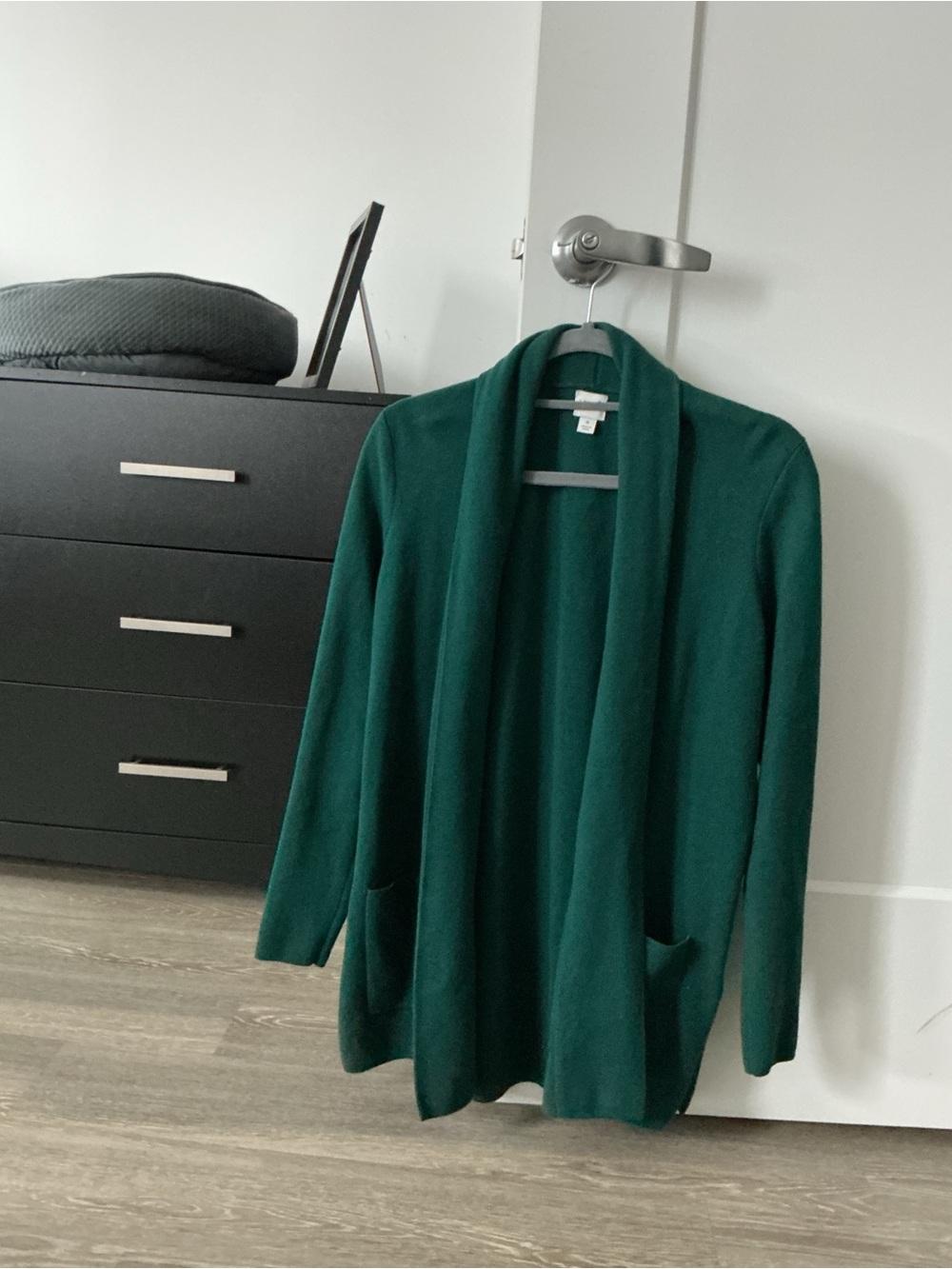 J. Crew Emerald Open-Front Cardigan
